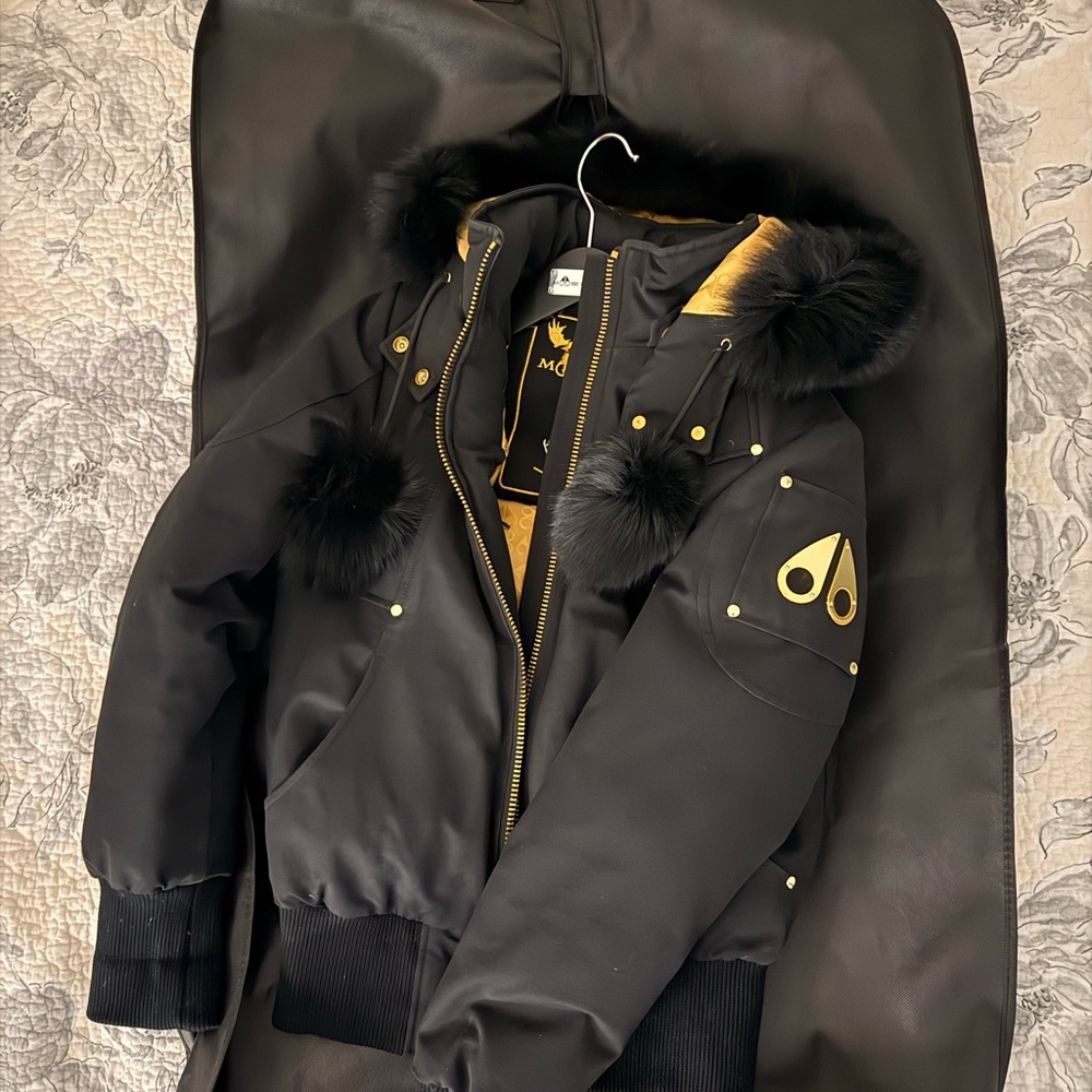 Gold moose knuckle Jacket